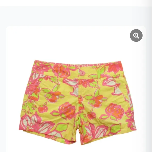 LILLY PULITZER Floral Print Pocket Shorts NWT - Picture 11 of 16